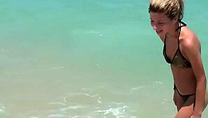 She teases with a blowjob before getting fucked hard on holiday