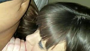 narrative unfolds as sexy milf masters deepthroat in intimate encounter