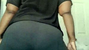 Dominican housewife shows off her nasty juicy ass