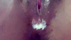Latina slut rams dildo in ass and pussy like total bisexual whore