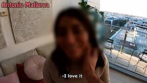 pov of little mexican 18 year old slut cheating with rough doggy facial cumshot