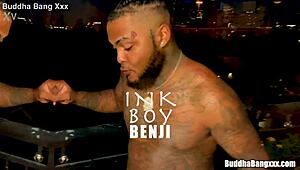 Buddha Bang's Diamond and boyfriend Inkboy Benji fuck with big cocks and tits