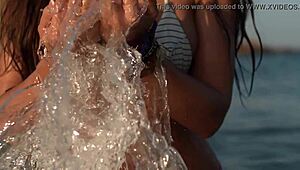 sexy surf models shake big tits and asses in ultra slow motion 1000fps