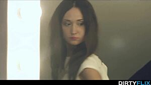 dirty flix casting has angie moon gagging on cock then bent over anal