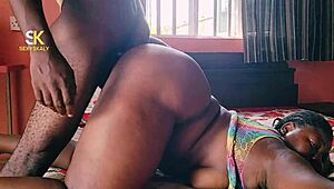 grinding that fat ebony ass back there?