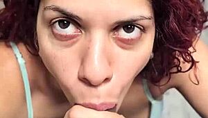 Hermanastra begs to swallow my huge load after big cock tittyfuck! 🍆💦👅