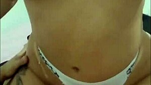 Ecstatic morning ass fuck with lingerie blonde riding wildly on my cock