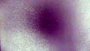 bitch spreads legs revealing her massive hairy gaping pussy