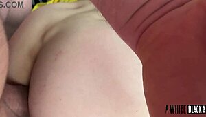 my neighbor's new milf wife stretches her tight ass on thick cock first time