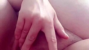 Hey, watch this pregnant babe masturbate her pussy?