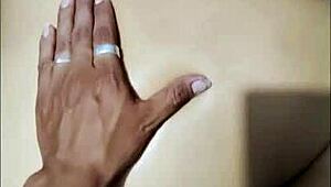 damn, giving this young latina with huge tits and small waist a perverted bedroom massage turns into yoga gym slap orgasm fest