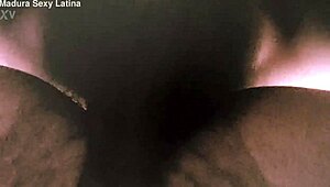 Madura latina's sexy clit fascinates me voyeur style