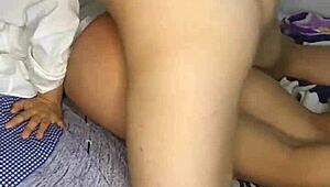 stepsister begs for hard fuck alone at home loves every thrust