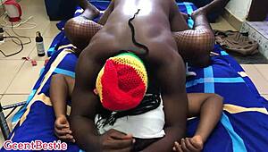 Aw man, this couple's deep missionary homemade sex has her screaming in orgasm as his muscular body pounds her pussy with passionate moans