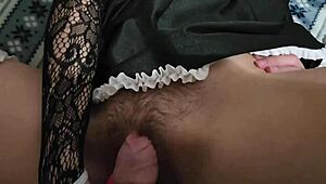 Halloween BABE'S CLIT VIBRATOR CLOSE UP After HORNY COSTUME PARTY!