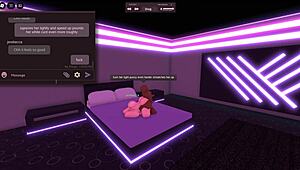 blonde cheats on boyfriend with huge black cock in roblox