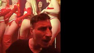 pornstars tease in thongs stripping dancing ripping clothes for vixen awards