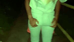 hubby watch your wife rub grind suck huge cock publicly with her corno