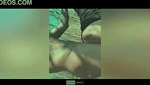 danique sinners' dutch milf pussy creampied bareback outdoors by huge cock