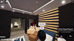 She dances in club then gets picked up for bent over doggystyle creampie riding in roblox condo