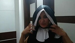 nun bianca confesses sins sucking brazilian latina ass pussy on padre fava's big cock mic