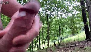Amateur Clitlicker662 flashes pussy and masturbates to orgasm in forest