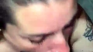 Her Sloppy Deepthroat Facial Leaves Him Drained And Begging