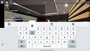 She dances in club then gets picked up for bent over doggystyle creampie riding in roblox condo