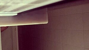 He rushes to bathroom for hot masturbation session!