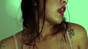 Wow! Kylei Ellish chugs massive cum load after sloppy POV deepthroat blowjob!