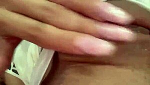 latina sneaks dildo masturbation on cousin's bed before he arrives