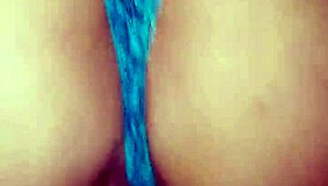 Hey, check out this amateur teen in lingerie giving a sloppy blowjob and massive cumshot