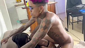 tricked my sexy petite latina neighbor ninfeta into bent over doggystyle assfucking at her place