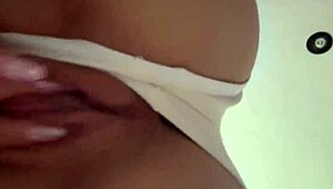 latina sneaks dildo masturbation on cousin's bed before he arrives