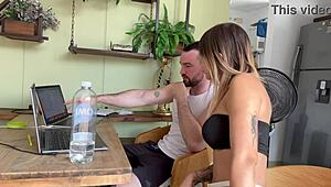 Behind scenes latina jazmine with andres acosta shower ass tease