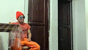 the curvy latina amateur spots the delivery guy's monster cock and begs for anal