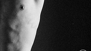 james jacobs skinny black teen strips naked in interracial leather solo