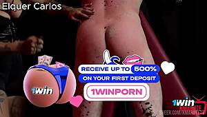 i whip my fat ass slave into total submission with leather dominance