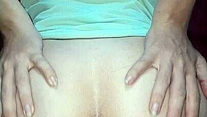 brazilian cutie trains her shaved ass for anal solo on christmas with horny masturbation