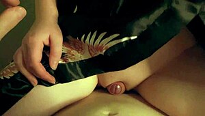 stepmom and stepson heating up date night on bed