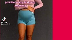 Erotic Tummy Exercises Tease Panties and Belly Curves Intensely