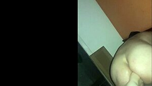 Wife Feet Fisting Husband's Tight Anal Hole Deep Hard