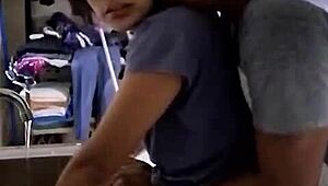 chica linda mexicana amateur gets fucked hard while washing dishes