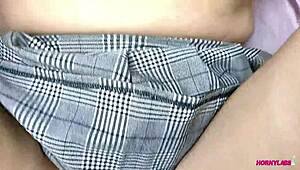 peruvian teen's shaved pussy gets surprised bumble fuck in my apartment