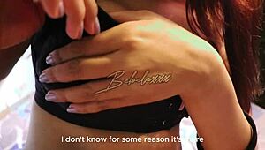 ever wonder how bebelexxx's big fake tits feel for the first time?