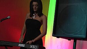 stacey saran milf foursome anal gaping with kit lee in lingerie