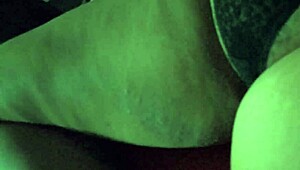 Pervy husband sneaks in to secretly film chubby Mexican milf wife