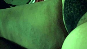 Pervy husband sneaks in to secretly film chubby Mexican milf wife