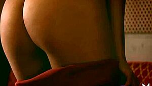 Curly Latina Bruna Rocha Strips Rips Clothes Poses Hot Body