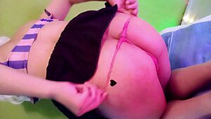 tranny maddy diamond plays with strawberries in sexy trailer 😘🍓